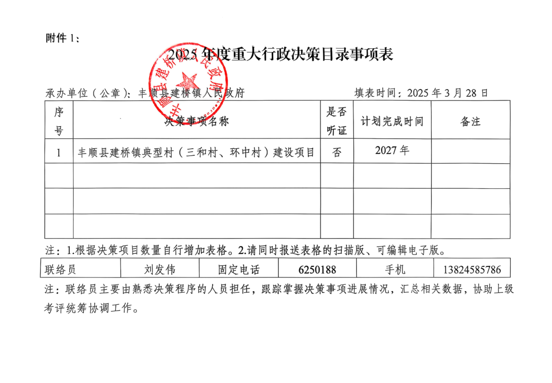 建桥镇2025年度重大行政决策目录事项表.png